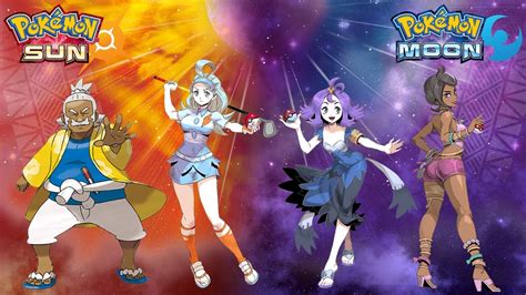 pokemon sun and moon elite 4.